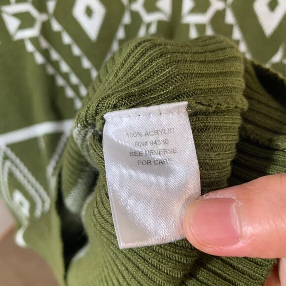 Women's Sweater Green Dress size S - Picture 4 of 4